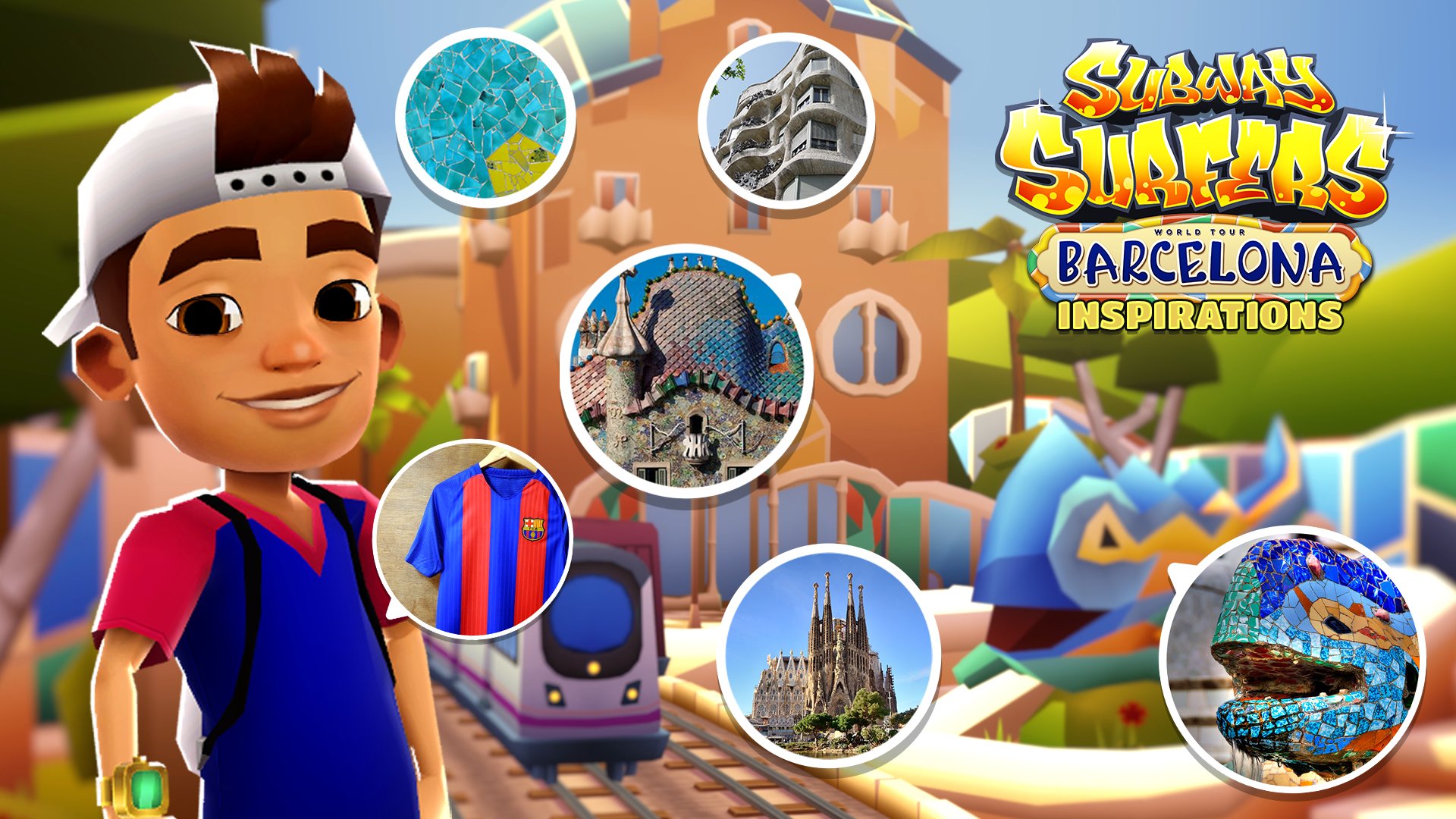 Subway Surfers - The Subway Surfers World Tour is hitting the streets of  Barcelona! 💃 Come get creative with the slightly messy NEW surfer,  Charlie. 🎨 Trek across the stars with the