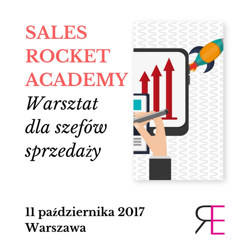 Jako patron medialny zapraszamy na warsztat SKY ROCKET ACADEMY!
Najnowsze trendy sprzedaży - zapisz się --> bit.ly/2hbuihK