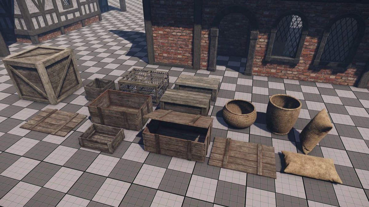cryengine's tweet photo. This week's #DevelopersChoice in our #MarketplaceSpotlight is vise19 with some really cool medieval assets: https://t.co/xVpkLWb4X1 https://t.co/epuoZpUuCE