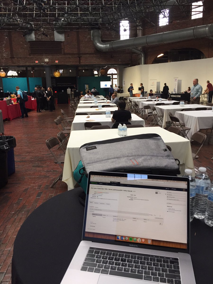 D3vOpsD00d's tweet image. Appropriately, at #DevOpsDaysBoston I&apos;m getting #PagerDuty alerts because shit is going down. Sorry @ChloeCondon, I have to skip your talk 😪