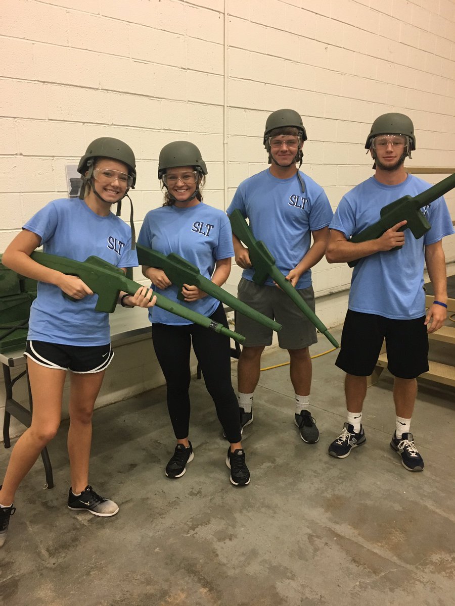 MrsCraig0716's tweet photo. Roll over simulation at Camp Clark! This group made it out in record time, but Maddie couldn't keep from falling on her head. π#RPHSSLT https://t.co/CWq5VBklPs