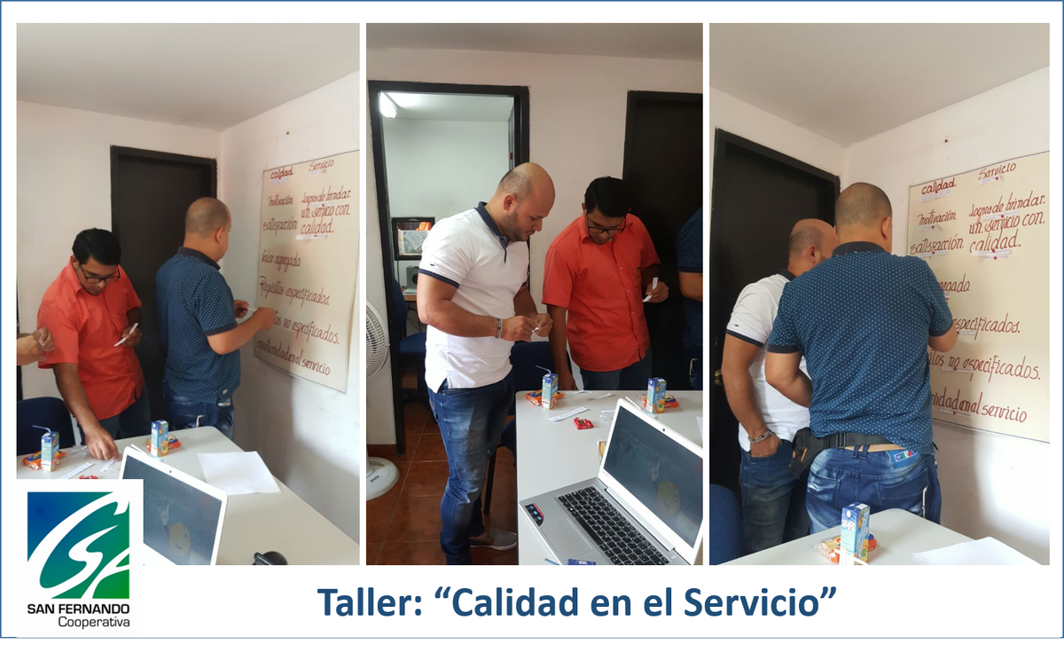 coop_fernando's tweet photo. Colaboradores del área de operaciones, realizan taller: "Calidad en el Servicio" #Cooperación #TerminalPimpollo #Calidad #MejoraContinua https://t.co/aEyY0pt3xR