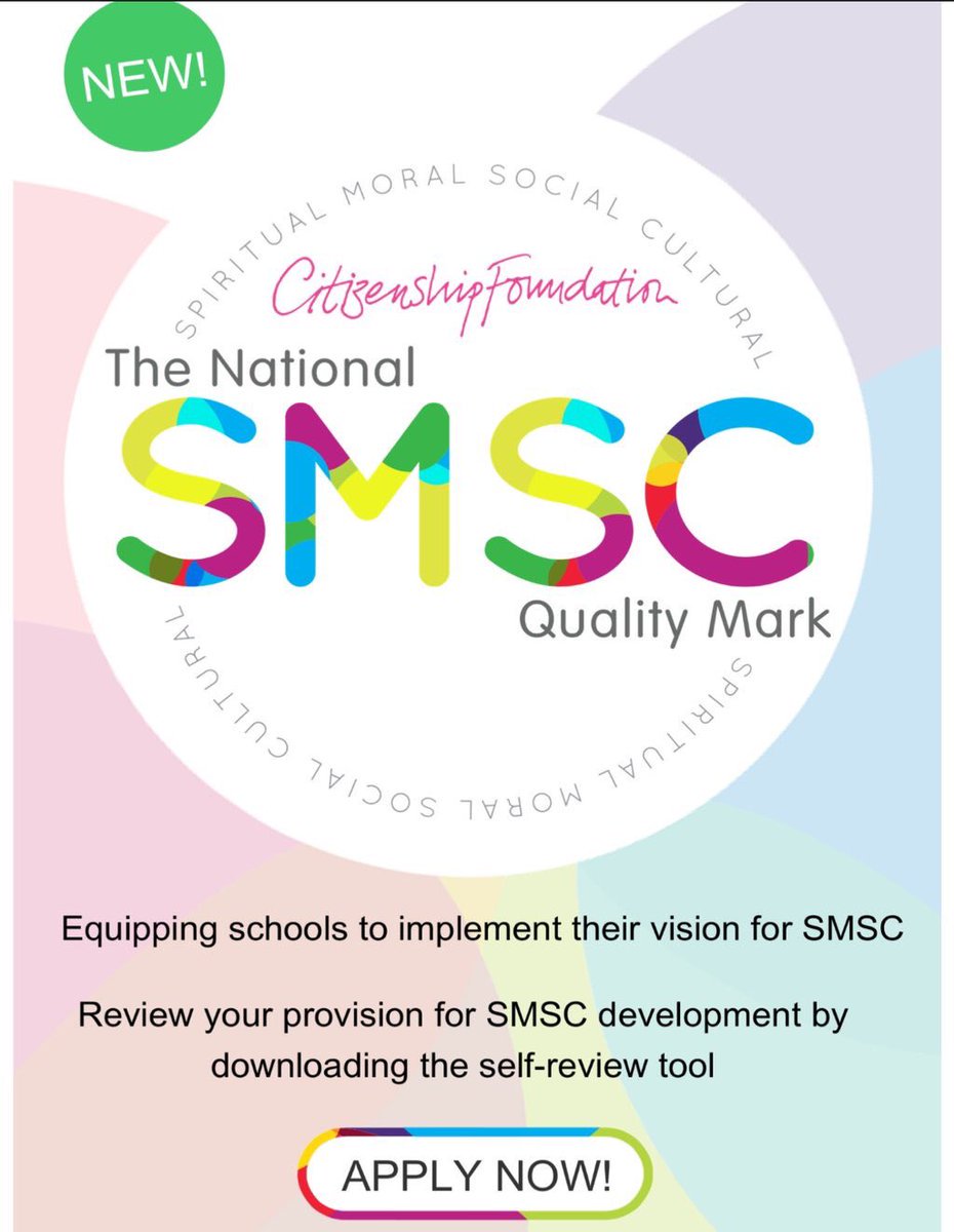 DemocraticLife's tweet image. This tool will equip schools to implement their vision for SMSC #SMSCQM