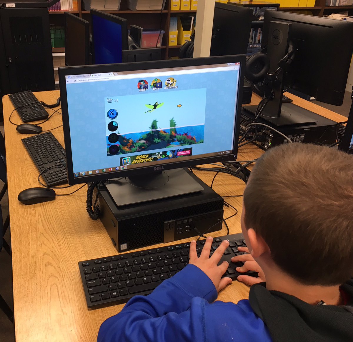 LawlerLibrary's tweet photo. Getting rolling with our S.T.E.A.M. Stations in library this week. So much fun! #STEM #LearningByDoing @DWebbTech @LawlerLions @gcboe https://t.co/KyV9W0sO2M