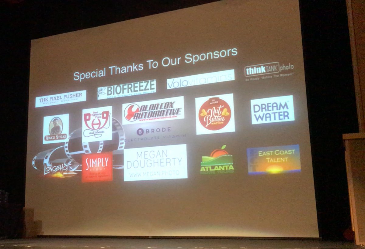 ECTAgency's tweet photo. THANKS @DreamWater @simply_8 @Biofreeze @MeaganDougherty @VoloVitamins @NicksSticks @thinkTANKphoto @ATLMovieTours from @filmracing #Thanks https://t.co/kid7tLeeIH