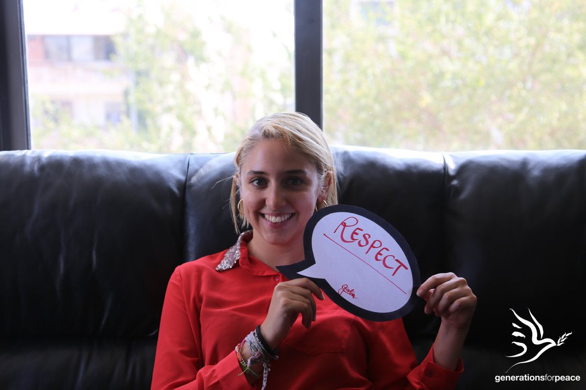 "When I think of #peace, I think of everyone treating one another with #respect" - Giulia, GFP Institute #PeaceDay #JoinTogether