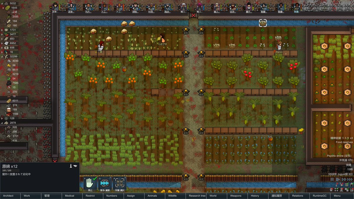 わしのrimworld