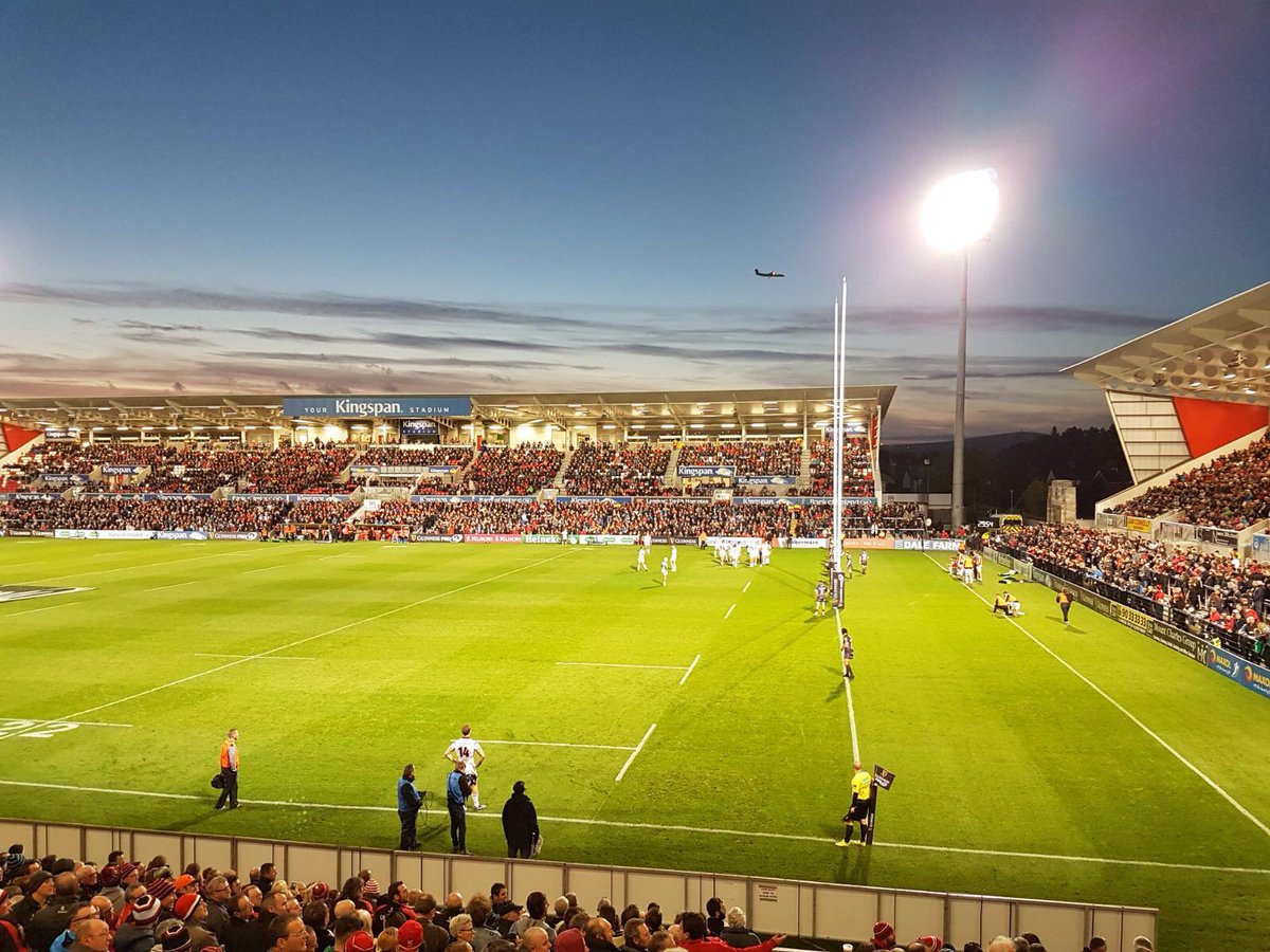 Watts_Belfast's tweet photo. Members of @Watts_Belfast staff enjoying the rugby on Friday night Ulster (27) v Scarlets (20). Invitation accepted (thank you) great view! https://t.co/ekiG0knuen
