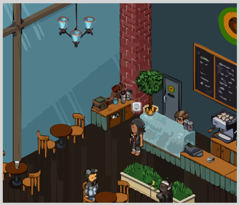 'the daily habbo life' vector illustration 💠💠 tried something new with flash, enjoy! <a href="/Habbo/">Habbo</a>