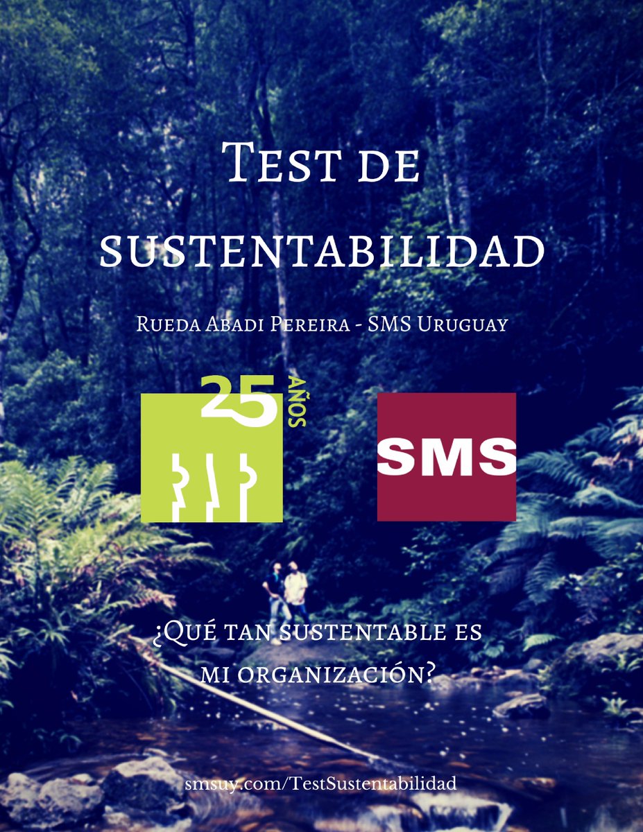 sms_uruguay's tweet photo. Probá el primer Test de Sustentabilidad! 

¿Cómo estoy y hacia dónde puedo avanzar en mi gestión sustentable?

https://t.co/JeHqU8Zo5C https://t.co/hNCSoIphIX