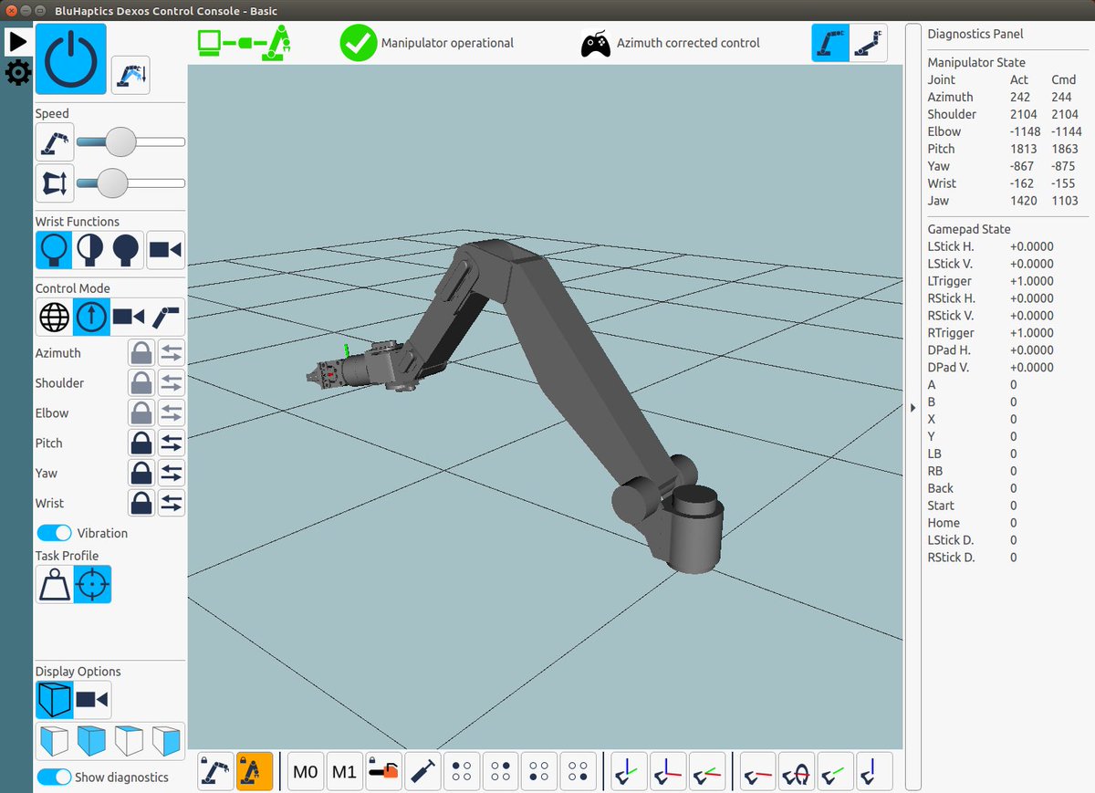 OlisRobotics's tweet image. BluHaptics will be in Aberdeen demonstrating Dex-OS to the offshore energy companies this week.  #ROV #telerobotics
