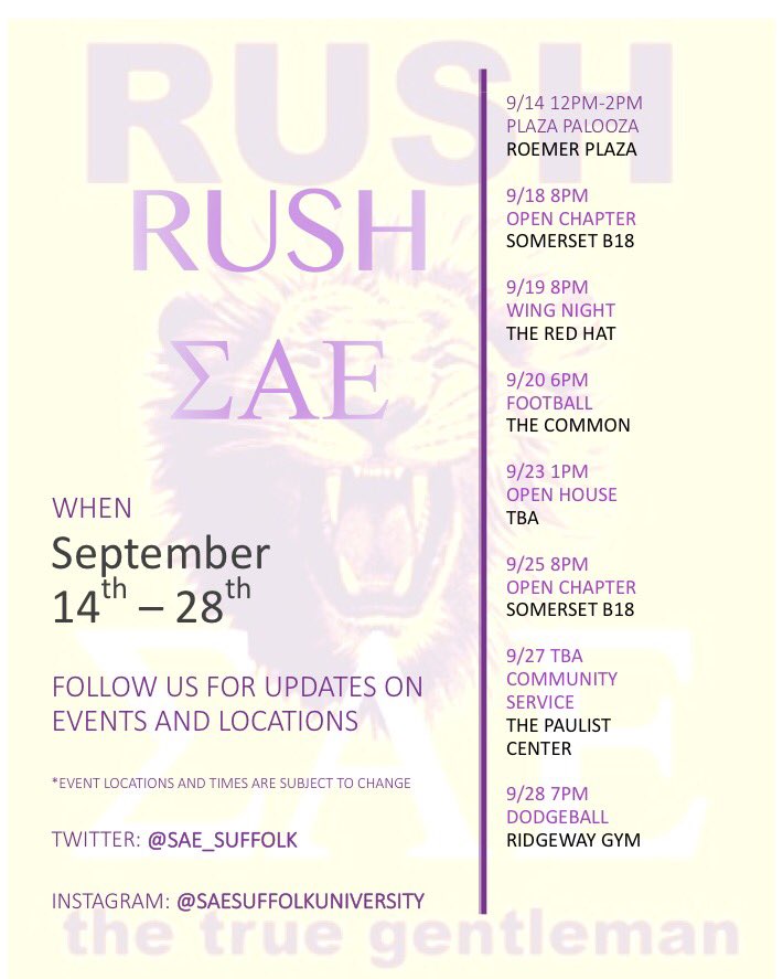 SAE_Suffolk's tweet photo. Our first open chapter is tonight at 8pm in Somerset B18! https://t.co/wRPtecY66E