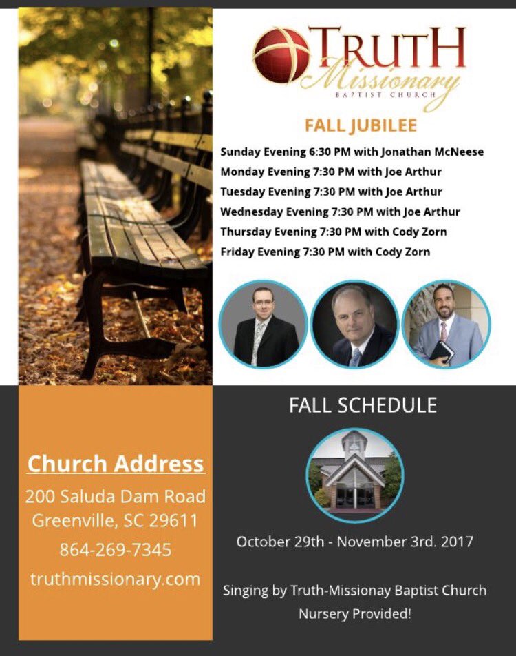 skayjr's tweet photo. Mark your Calendars now. @CodyZorn @DrJoeArthur & Jonathan McNeese #truthmissionary #jubilee https://t.co/CS26TYmCzy