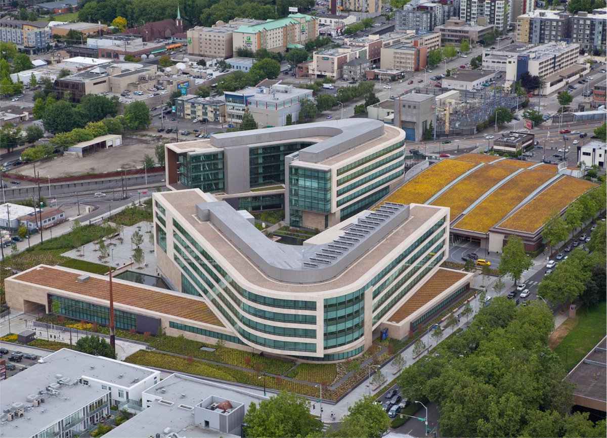 Hydrotech6125's tweet photo. Project of the Week @greenroofs Gates Foundation #CitiesAlive2017 Tour #Seattle https://t.co/CyExu4uXFo https://t.co/4l00rZBgpq https://t.co/EqfQxpPBBn