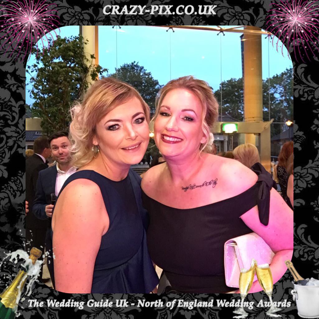 Team <a href="/WhimsicalWedd/">Whimsical Events</a> &amp; Team <a href="/Elenor_Rose/">ElenorRoseBridal</a> are having a fabulous night at #NOEWA #NOEWA2017 #weddingsuppliers #awards #yorkshirebusiness