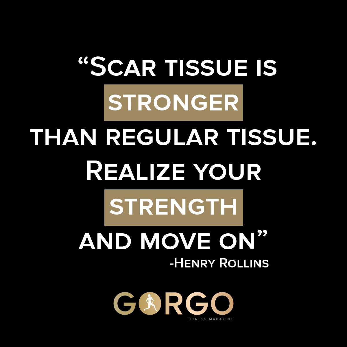 Be encouraged. Know your own strength.