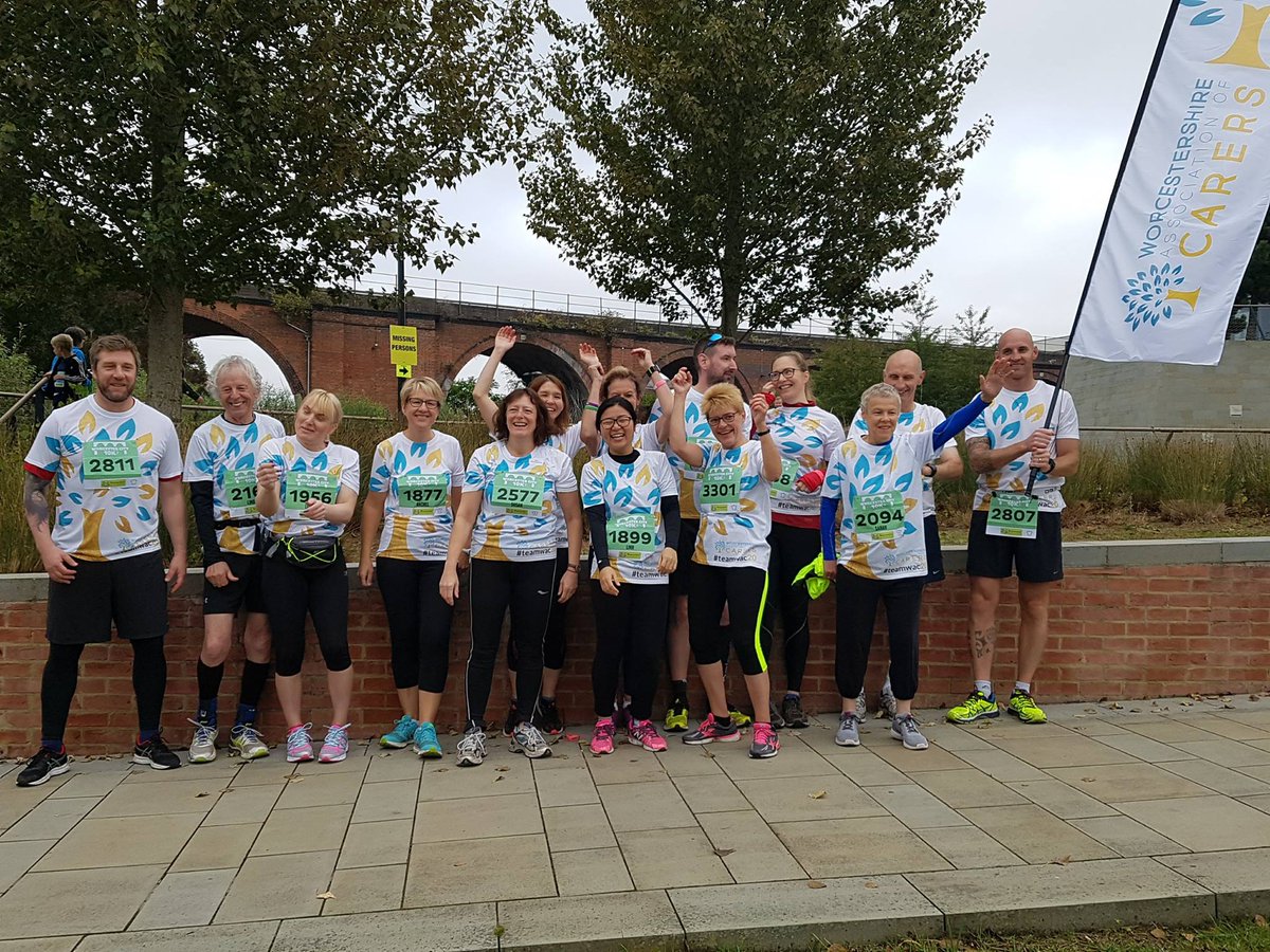 #WorcestershireHour Sending a big thank you to the 40 runners in #TeamWAC20 the <a href="/worcesterrun/">Worcester City Run</a> yesterday - here are a few of them!