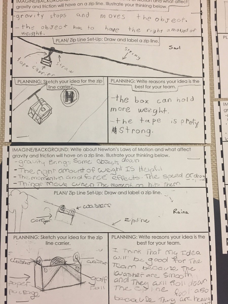 PrincipalKohan's tweet image. Building Ziplines - Grade 5&amp;amp;6 scientific thinking. #haysboroloveslearning #CBEliteracy #Disciplinaryliteracy