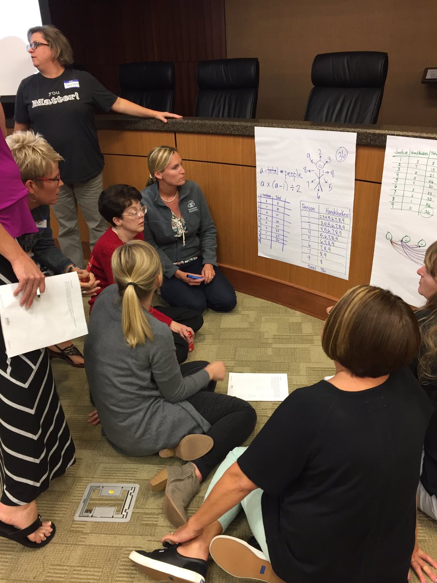jdkubiak's tweet photo. Ts experiencing productive struggle at its finest! Almost 300 #r7proud Ts now trained in #r7mathworkshop Thanks @PEBCorg https://t.co/NZEZ8fPvUV