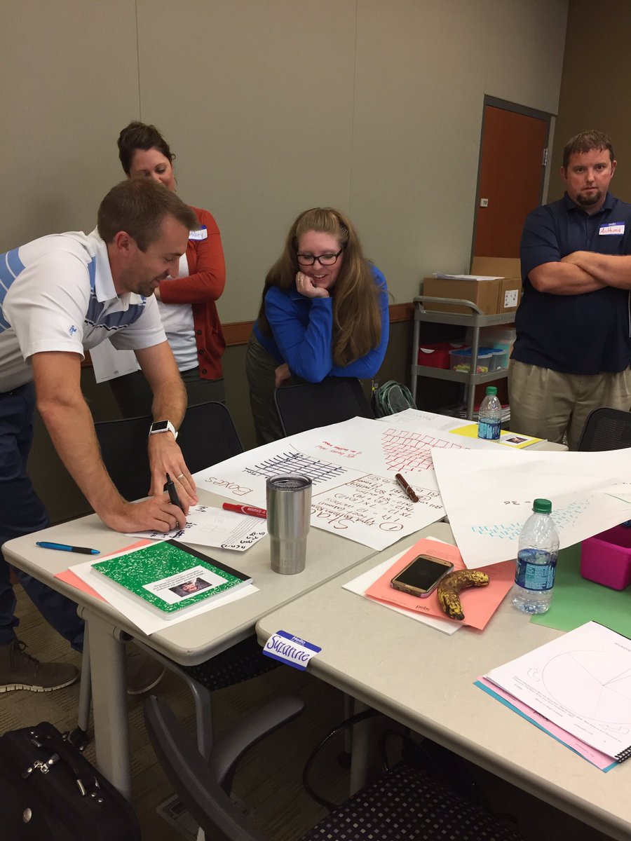 jdkubiak's tweet photo. Ts experiencing productive struggle at its finest! Almost 300 #r7proud Ts now trained in #r7mathworkshop Thanks @PEBCorg https://t.co/NZEZ8fPvUV
