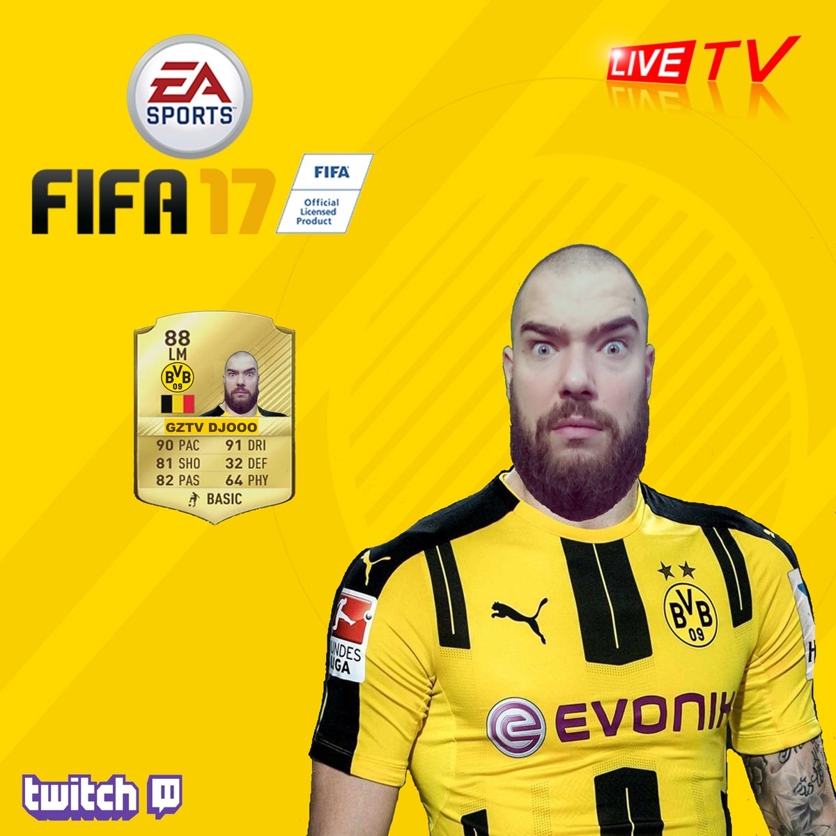 GameZoneTvdjooo's tweet photo. -Live #FIFA17 #ps4 #twitch #doublecam https://t.co/nOol5kBz3B ⚽️ https://t.co/u5STCJv91p