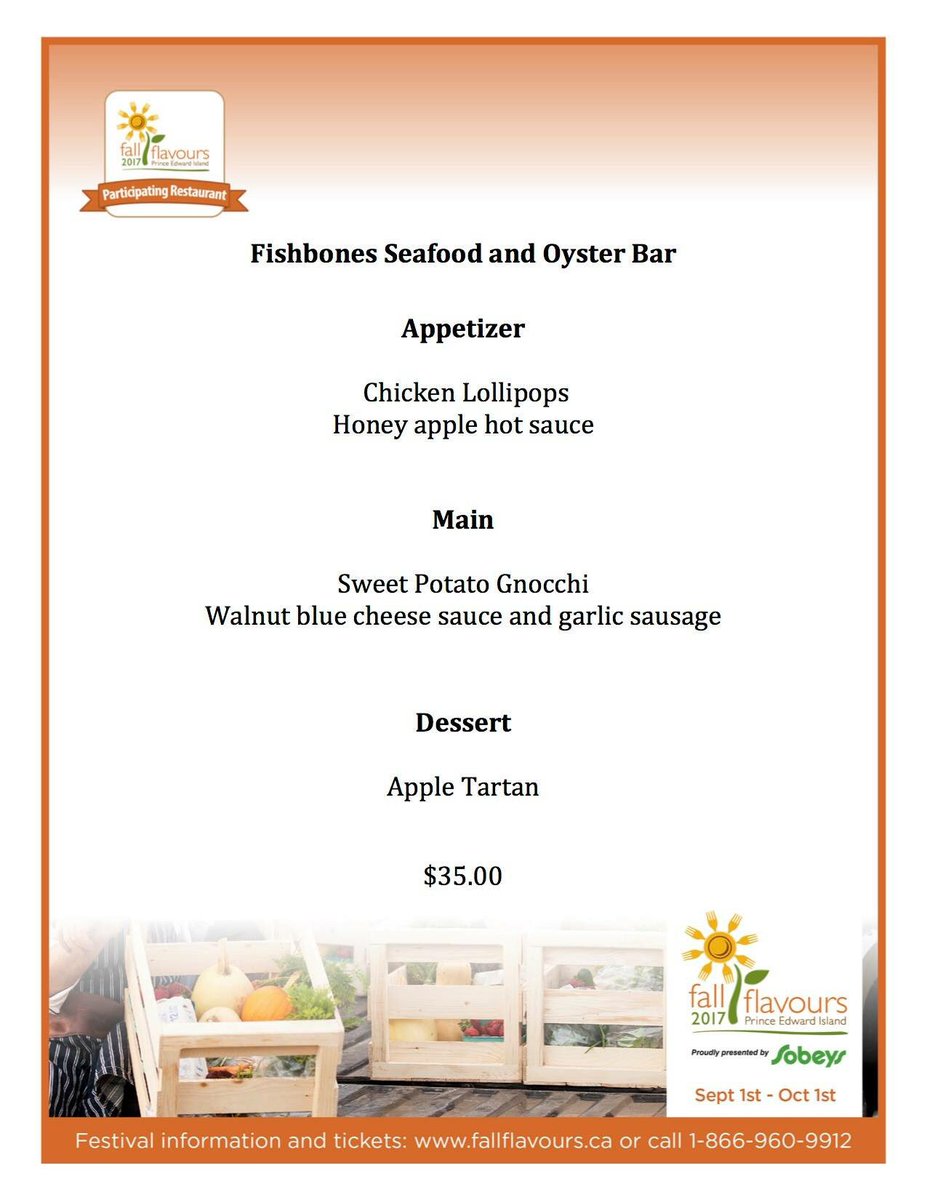 FishbonesBar's tweet image. Have you tried our Fall Flavours menu yet?!