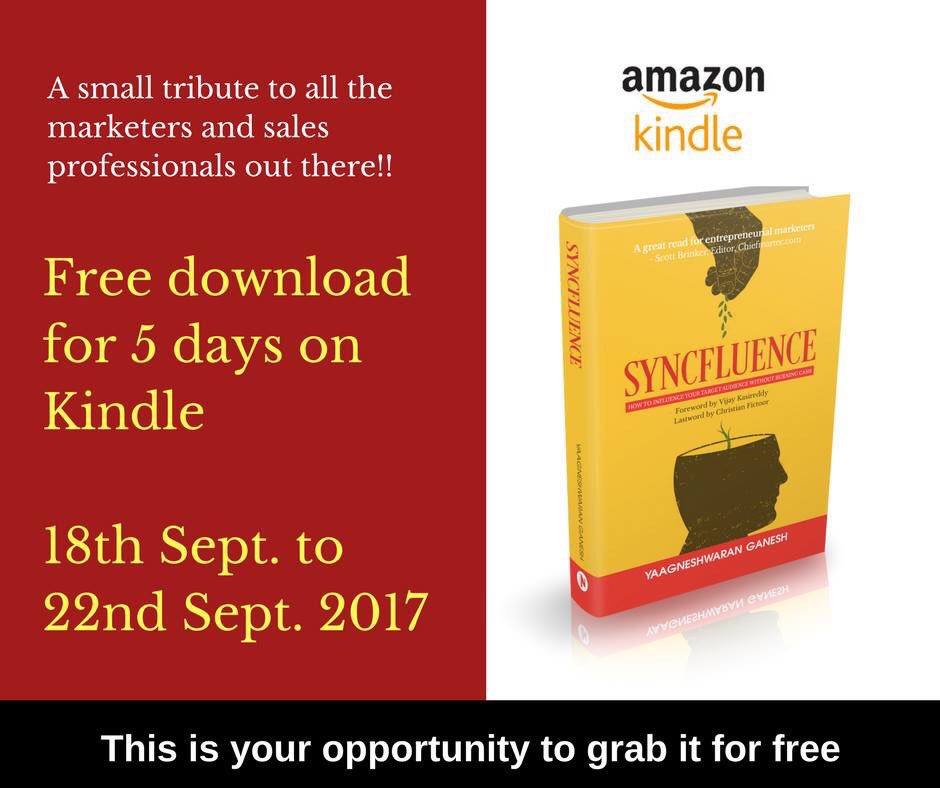 Yaagneshwaran's tweet photo. Free #ebook on #InfluencerMarketing - download now!! https://t.co/w5hcagT4GQ #CMO #influence #CX #syncfluence https://t.co/aHorFBigbH