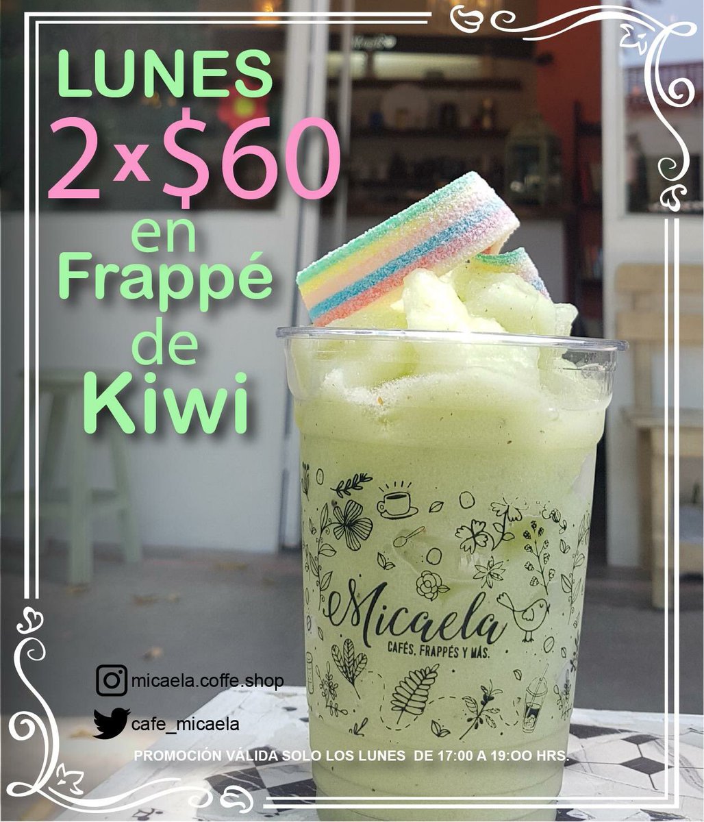 Micaela Café, Frappé tweet media