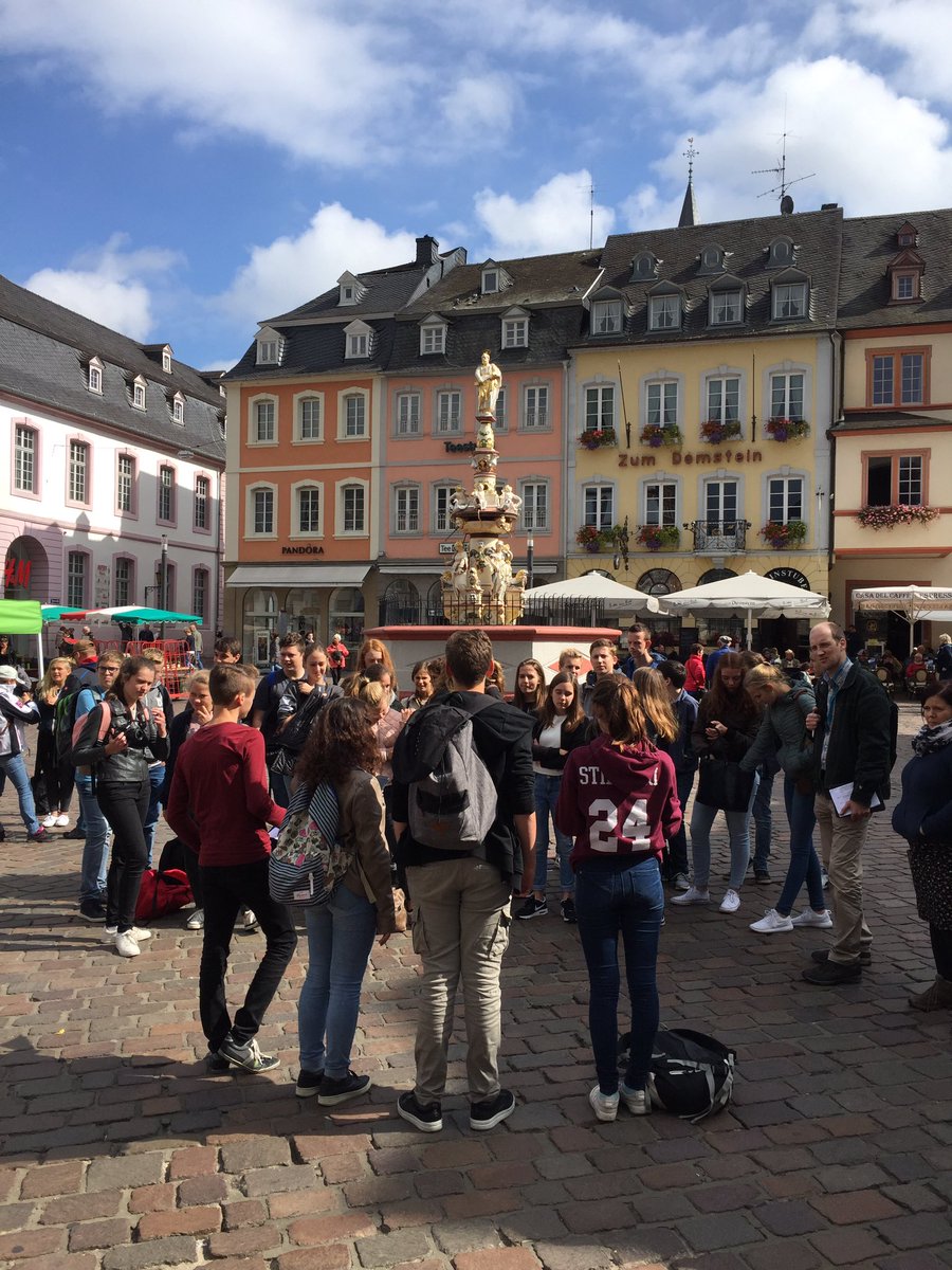 Mooie excursie naar Trier gehad met de leerlingen van gym 4 @UrsulaHorn die zelf perfect de rondleiding verzorgden.