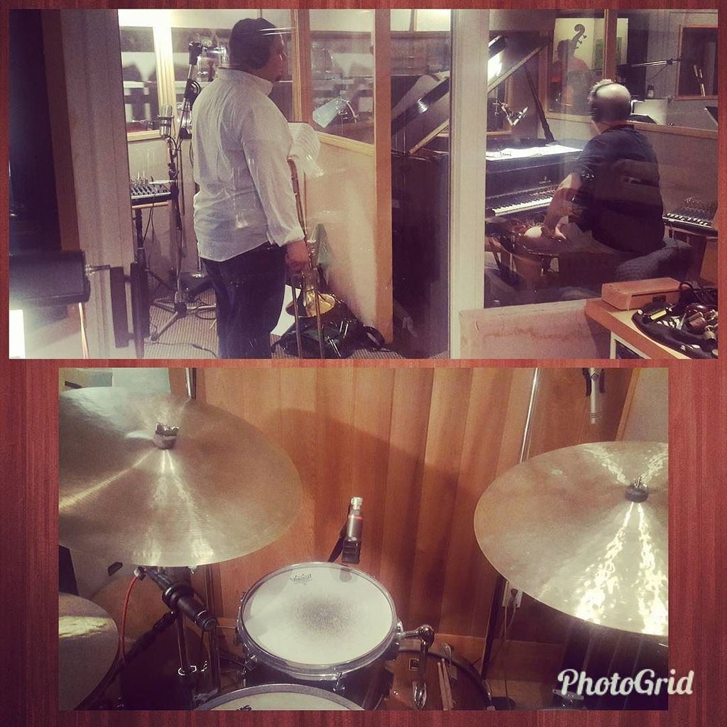 EJ_Strickland's tweet photo. In the studio w Michael Dease & co. today at Michael Brorby's!! 😊😎🔥#michaeldease #positone #studiorecording https://t.co/7CyVRHJiUl https://t.co/FFjev9yYFz