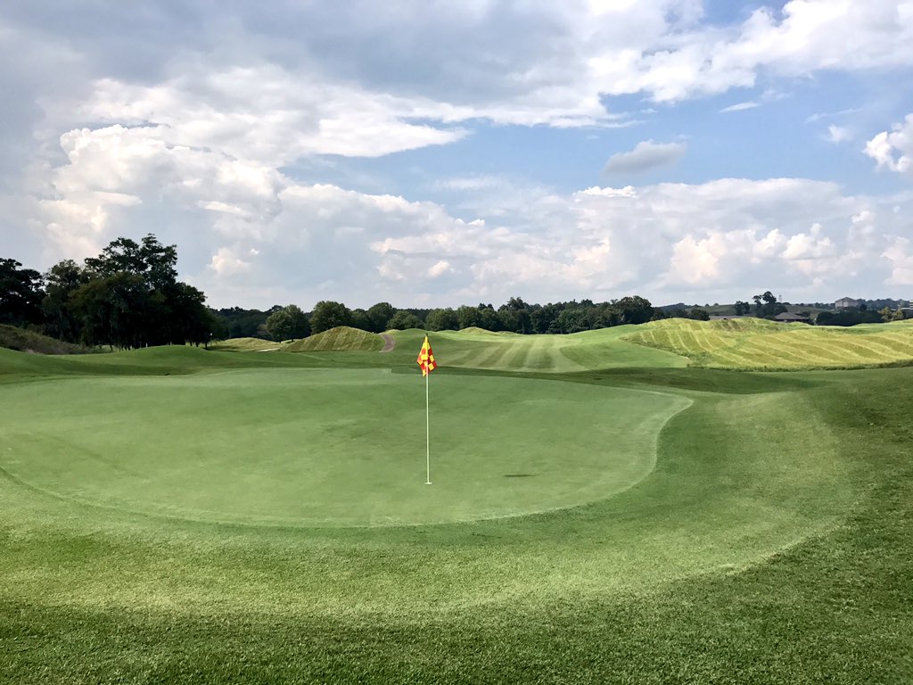 EpsonTour's tweet photo. Beautiful afternoon in @PrattvilleALgov...@RTJGolf Capitol Hill looking great for @Guardian_Champ Fri-Sun! #biggreens https://t.co/7XWdN1xn0x