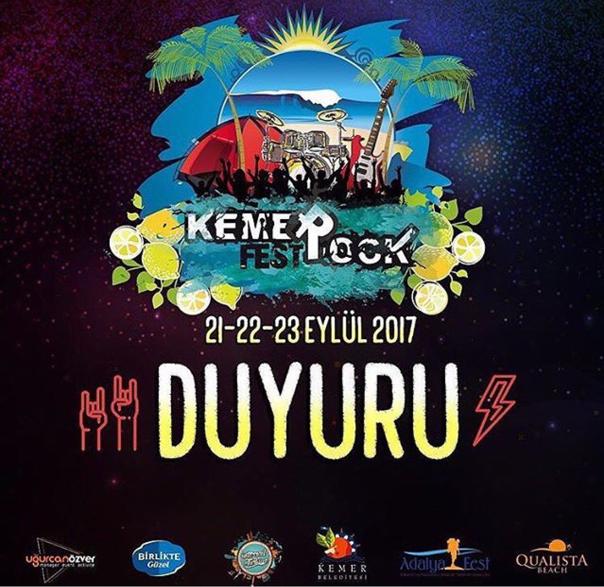 KemerRockFest's tweet photo. Festival alanına neler alınmıyor? -->
https://t.co/lF32zcx3zn
#KemerRockFest  #BirlikteGüzel https://t.co/MlBNKslMLG