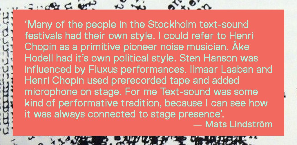 Radio_Web_MACBA's tweet photo. New #podcast ☞RADIOACTIVITY #4. Elektronmusikstudion (EMS) https://t.co/QT6ouSYFAd on text-sound+the futuristic adventure of computer music https://t.co/172qk7d7tQ