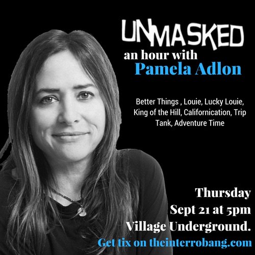 UnmaskedShow's tweet photo. Our tickets to Unmasked w/ Pamela Adlon this Thursday sold out but a few seats avail. via @NYCComedyCellar here --> https://t.co/MXSacjM6Sq https://t.co/ygTgZZfsEf