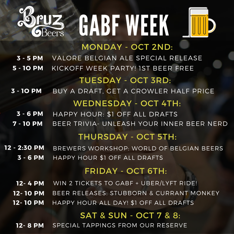 BruzBeers's tweet photo. A sneak peek into Great American Beer Festival Week...
#gabf #gabfweek #bruzbeers https://t.co/FU0fAHI0dI