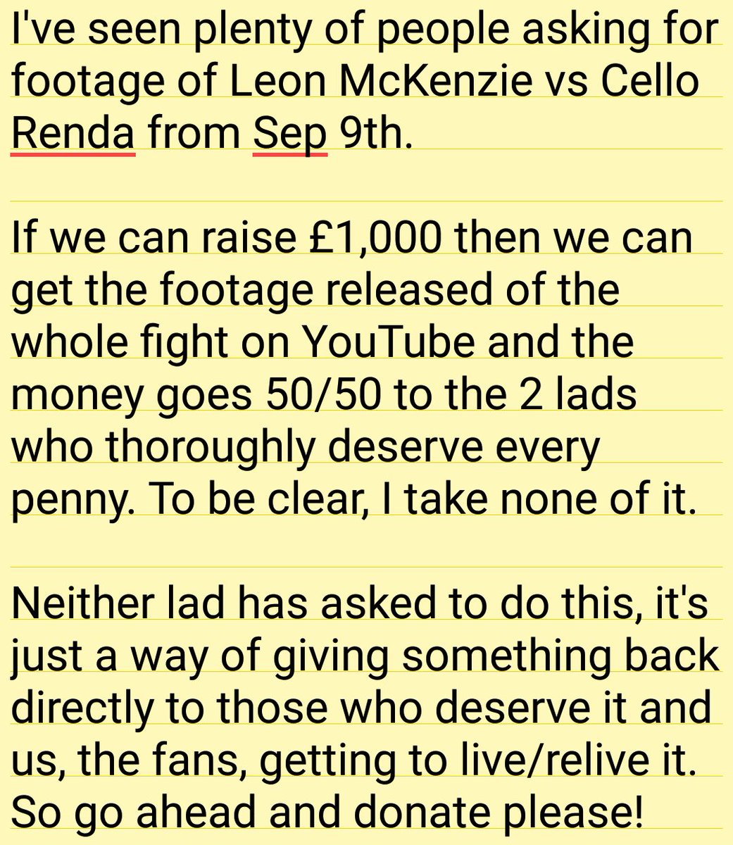 NewAgeBoxingUK's tweet photo. Want to see @LeonMckenzie1 vs @Cellorenda85 ? Read, donate a small amount &amp; RT. Let's do something cool for boxers

https://t.co/N0nSx9AoJF https://t.co/q2adSptPfz