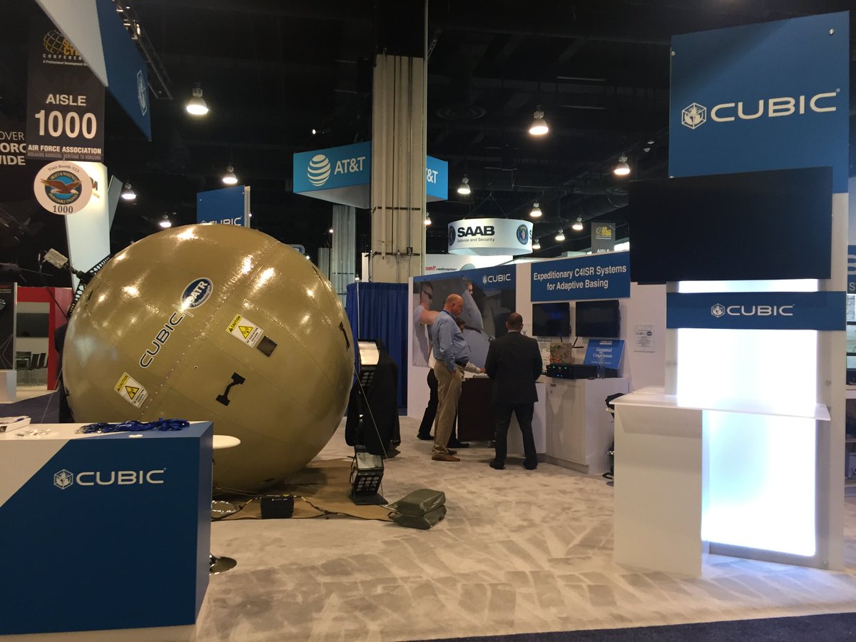 Cubic_MS's tweet photo. Stop by our booth #1001 to learn more about our training, readiness and multi-domain C4ISR solutions #ASC17 #AFAC17 https://t.co/5hqQnaDqV8