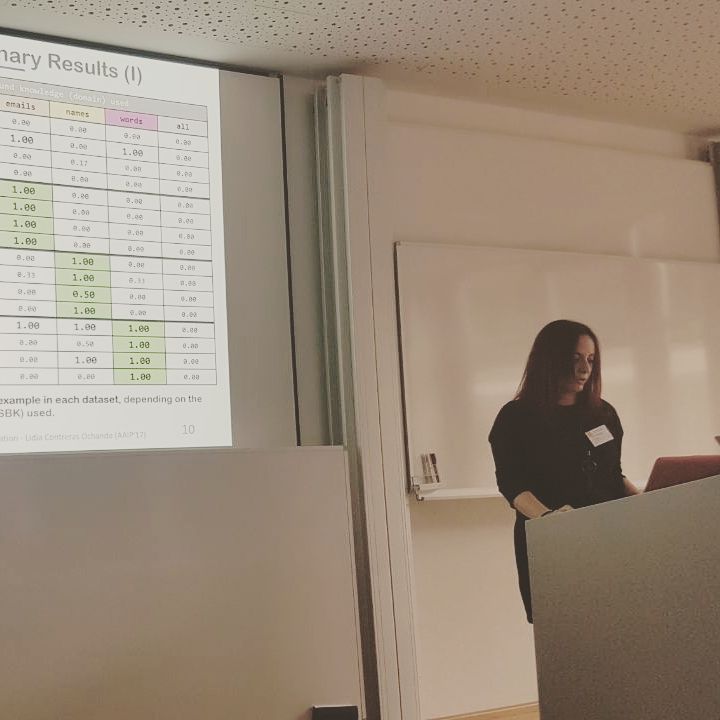 lidiaconia's tweet photo. Leaving my little mark in @dagstuhl 🤓👩‍💻 #InductiveProgramming #DataScience https://t.co/oyGb7jrZjM