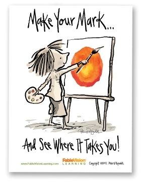 GESMrsScudder's tweet photo. Make your mark!  Everyone's dot was unique, just like each person.  Celebrate it! https://t.co/0q1fIcZQhJ