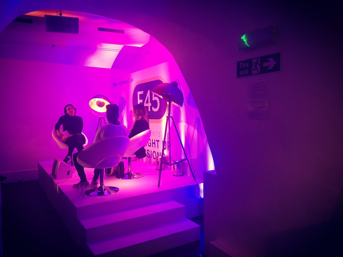 Sneaky side stage shot from the <a href="/E45/">E45</a> event with the super inspirational Nicola Adams!