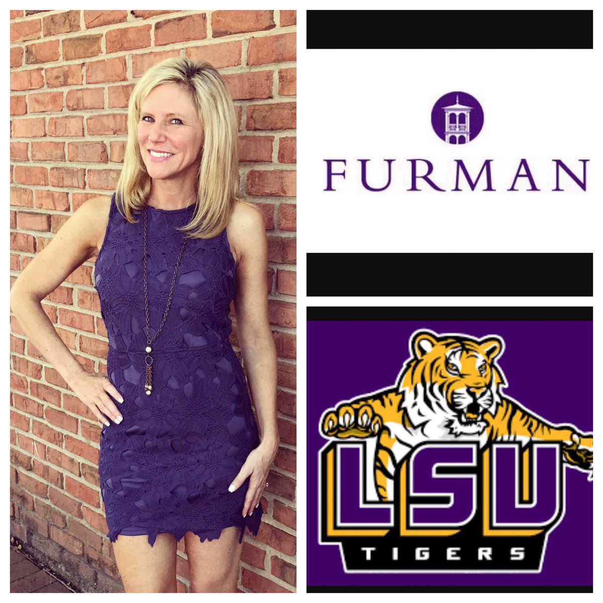ShirtsThatGive's tweet photo. Game Day Dress! @LSUfootball @FurmanU https://t.co/XAVOZPr0wz