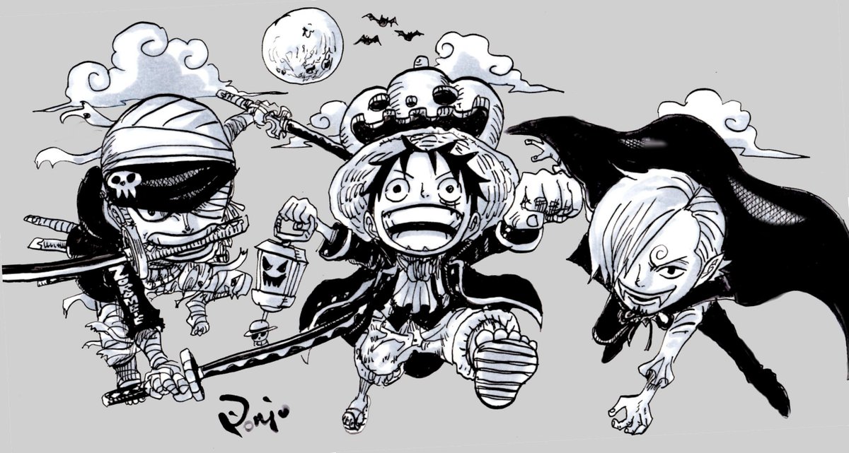 ぽにお Ponio Pa Twitter ハロウィンルフィゾロサンジ