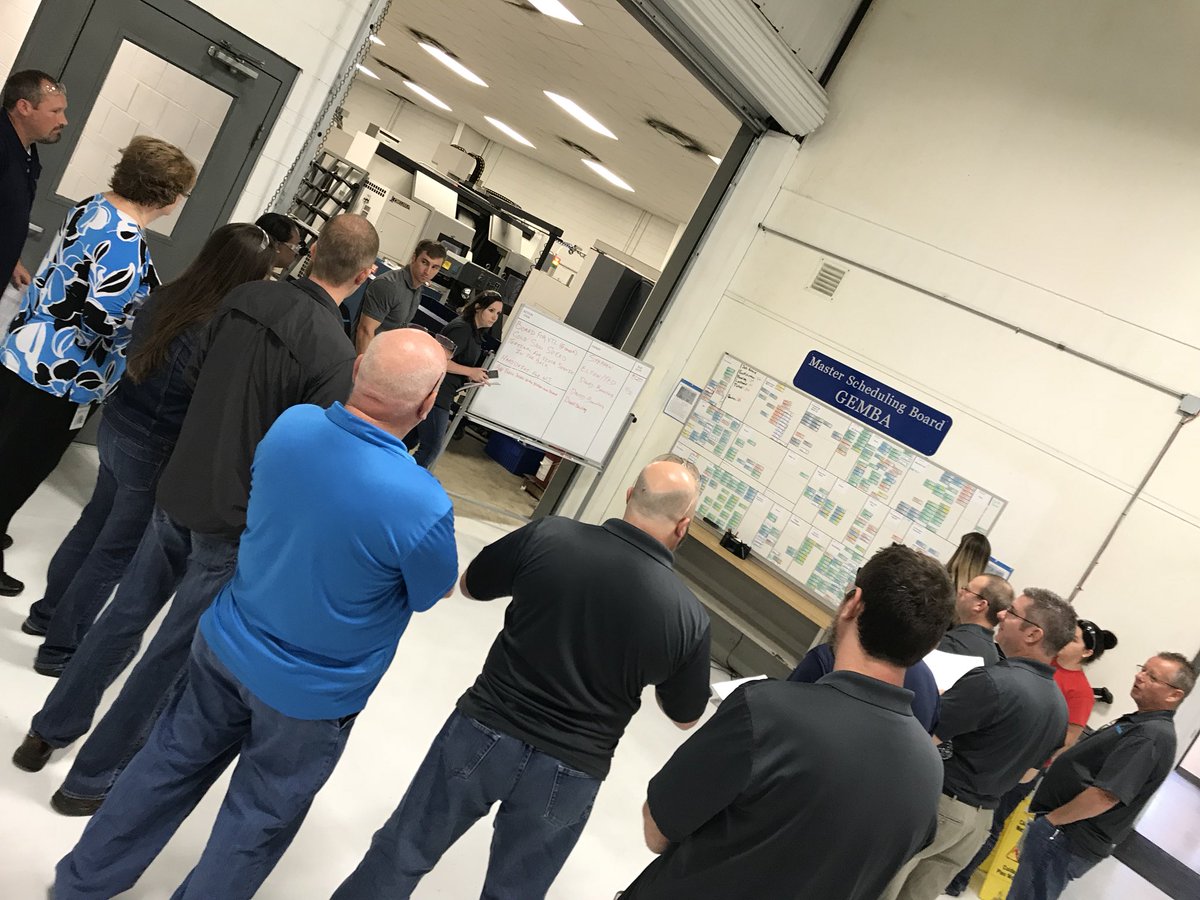 KencoaAerospace's tweet photo. Happy GEMBA Monday! Team really performing well with daily action oriented meeting attended by key leaders &amp; staff from every department! https://t.co/r0IQSl4Lop