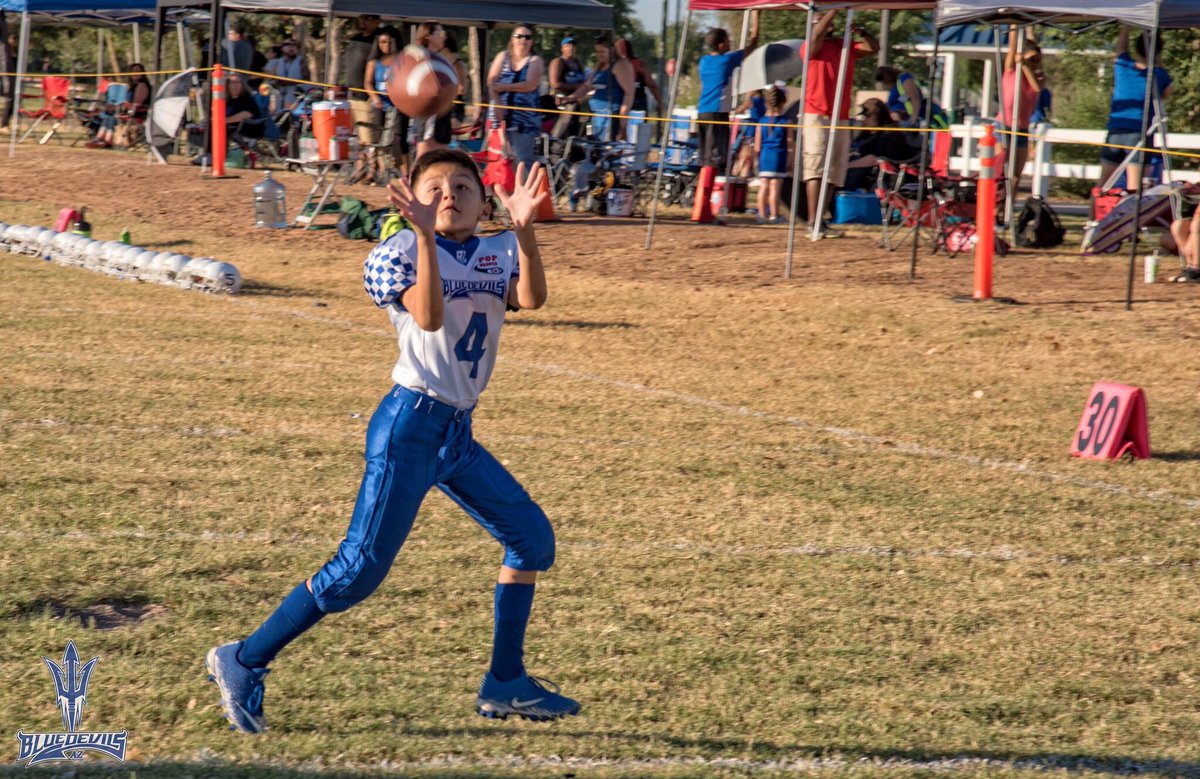AZBlueDevils's tweet photo. Great team win this past Saturday against the Chandler Razorbacks, 22-0. This brings us to 4-0 on the season. 
#AZBlueDevils #YouthFootball https://t.co/moJOGIZkHX