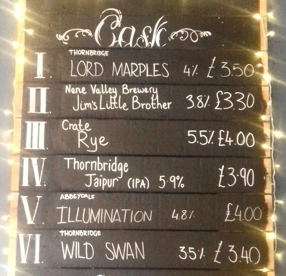 Here's our current cask beer list for #camramonday -all cask beer pints are £2.50 for <a href="/CAMRA_Official/">CAMRA</a> <a href="/NorwichCAMRA/">Norwich & District CAMRA 🍺</a> members.