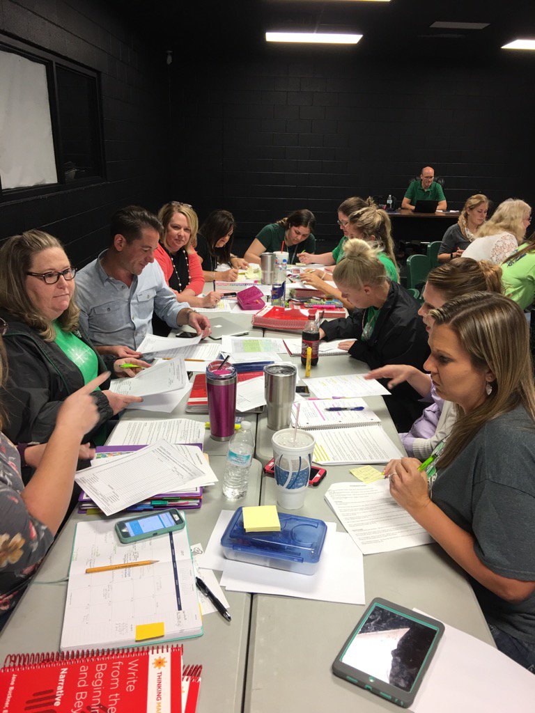 LWCurriculum's tweet photo. Kindergarten teachers plan writing for the fall semester. @LakeWorthISD #lwisdbelieve https://t.co/ZH9meTtiEl