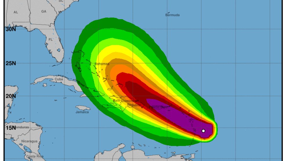 upnorthlive's tweet photo. Maria strengthens to Cat 3 hurricane https://t.co/Qxe4tz5hJF https://t.co/8nhcnZItKG