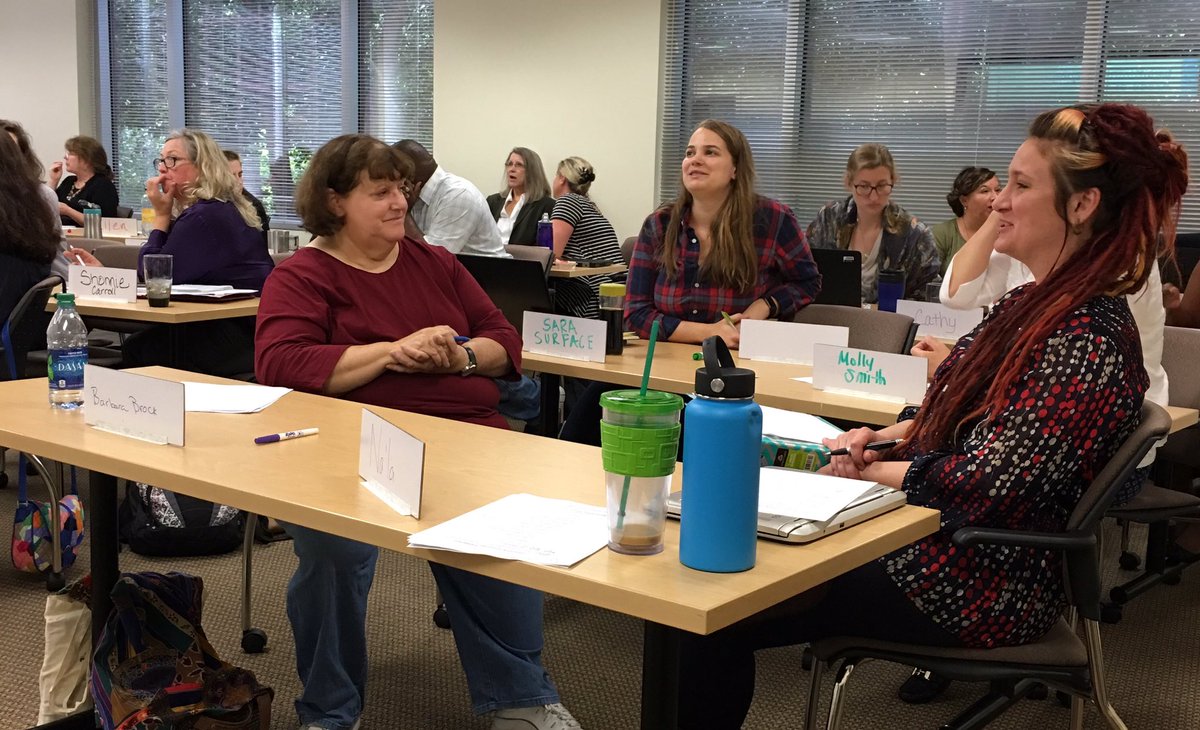 maryellad's tweet photo. Volunteer Administrators learning more about recruiting and onboarding today in RVA. #VolAdmin https://t.co/80pNsbj4lV