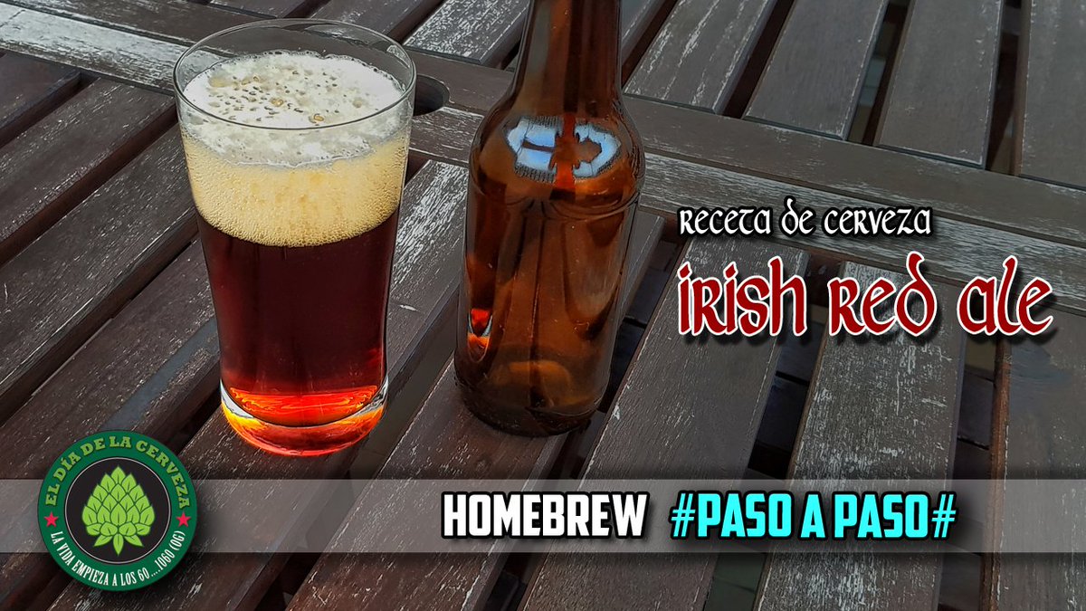 eldiaDlacerveza's tweet photo. Quieres hacer una CERVEZA IRISH RED ALE casera??🍻 Te damos una receta y te guiamos en todos los procesos en Youtube: https://t.co/7Mtesv1RKv https://t.co/1UhVqyGiGl