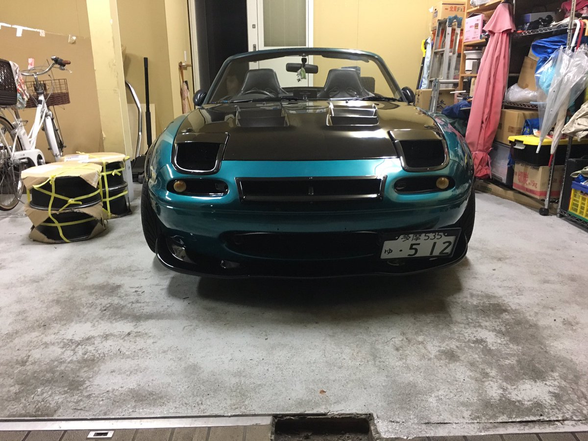 中西大佐 ホイールはエンケイビックエンドロッターズとハロースペシャルエイトシックスとワークマイスターcr01です